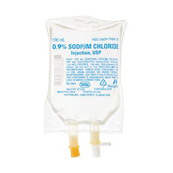 IV Saline 100mL 4 pack